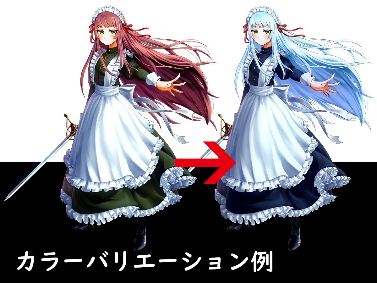 キャラクターのイラストをお描きします 立ち絵向きの全身イラストが欲しい方に。キャラデザも承ります！ イメージ5