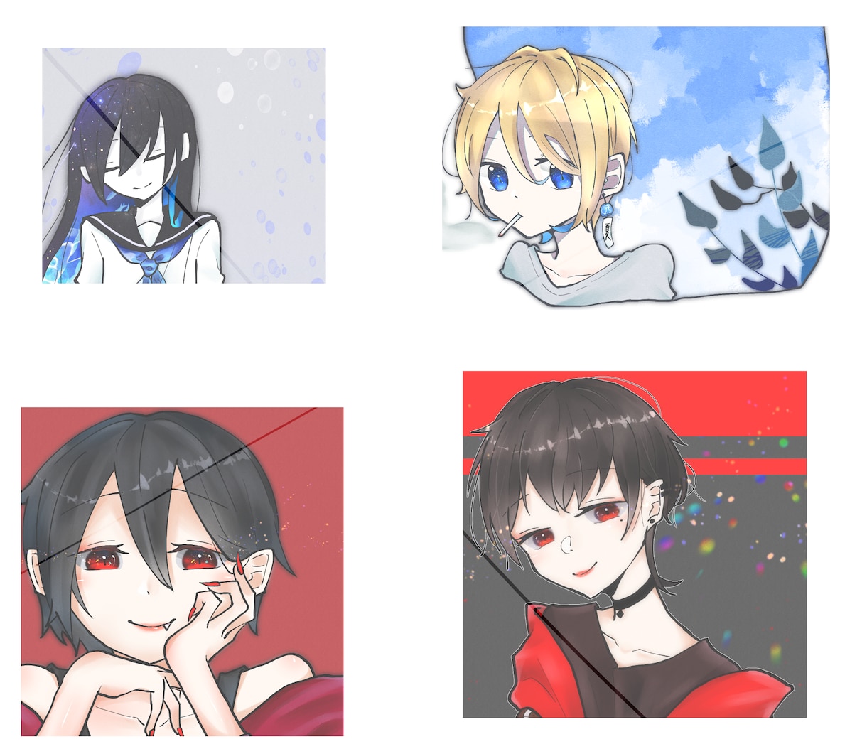 SNSアイコンなどお描きします あなただけのイラストを買いませんか？ イメージ1