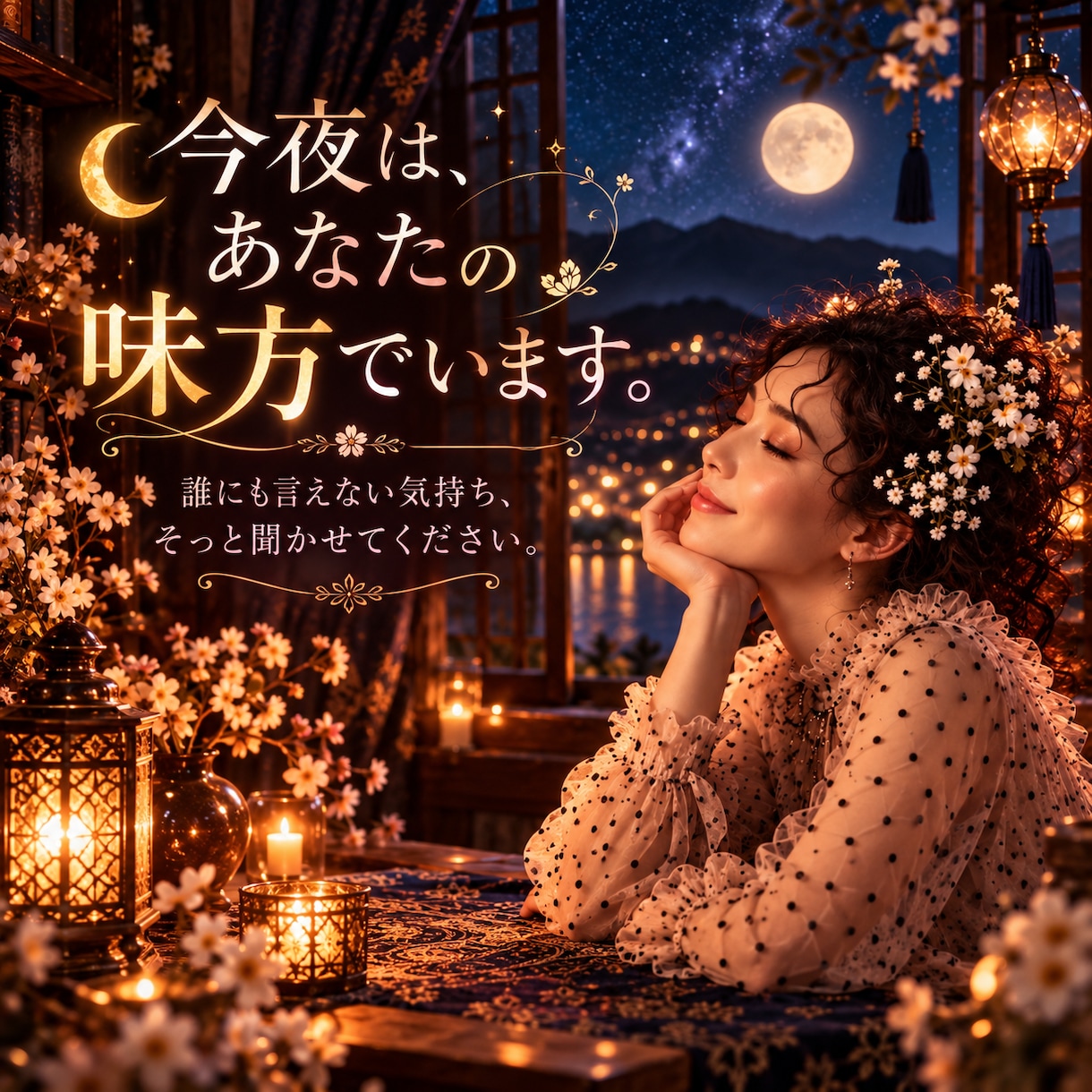 誰にも話せない秘密や相談・お悩みを今すぐ聴きます 話してスッキリ癒しヒーリング対話☆愚痴悩み相談/孤独不安解消 イメージ1
