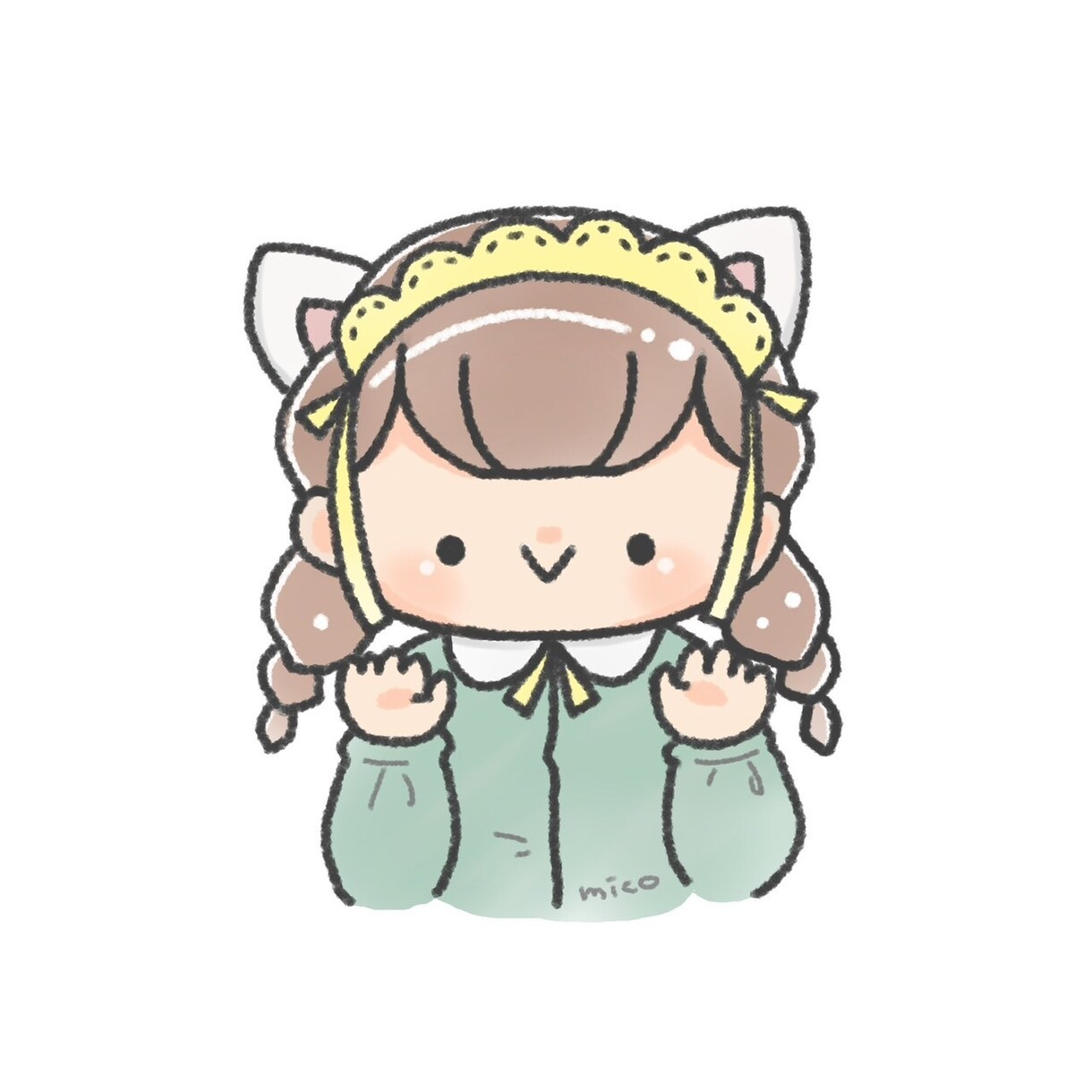 好感度UP！SNS・ブログ使えるイラスト描きます ふわもこタッチ！人物や動物の可愛い癒しイラストが得意です イメージ3