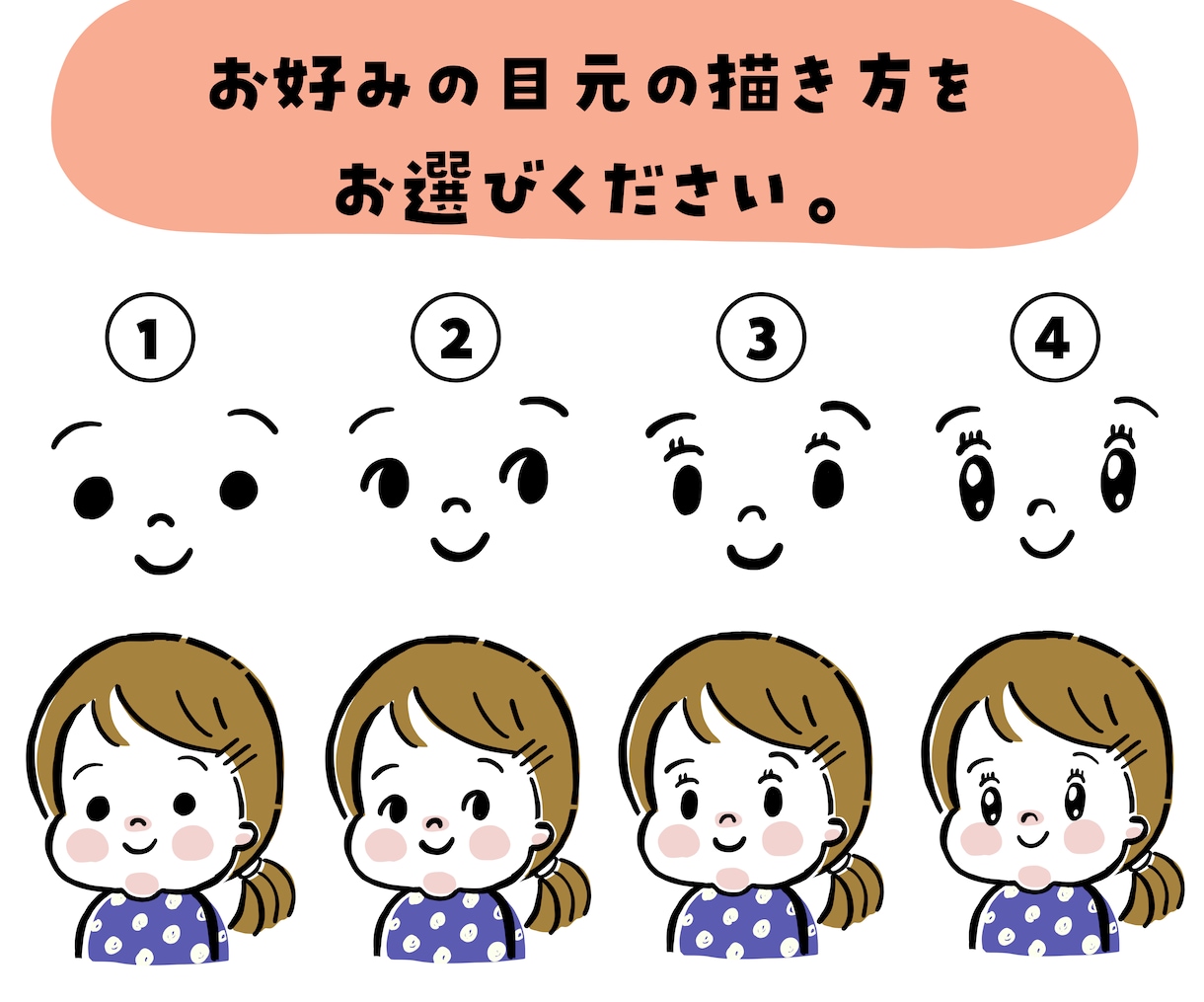 シンプル&ゆるかわ似顔絵イラストアイコン描きます SNSで目を引く！フリーハンドのゆる可愛い似顔絵イラスト イメージ3