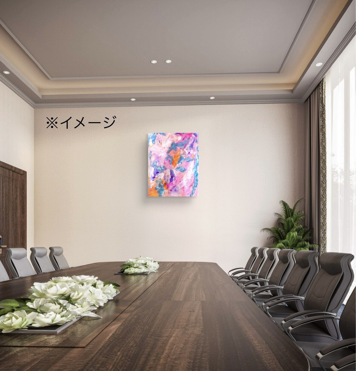 カラフルな抽象画をお描きします あなたのためだけに描く、色の魂。パーソナルな抽象画の制作。 イメージ1