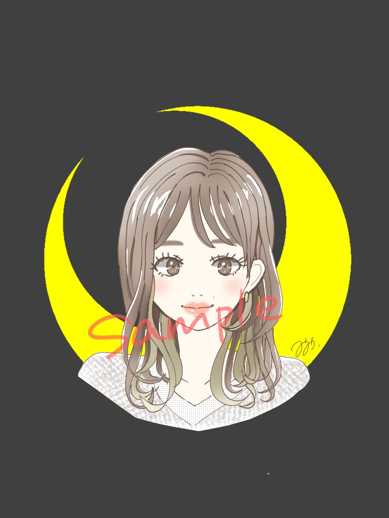 盛り度高めに！イケメン＆美女似顔絵描きます 素顔は出したくないけど雰囲気が伝わる似顔絵アイコン！ イメージ3