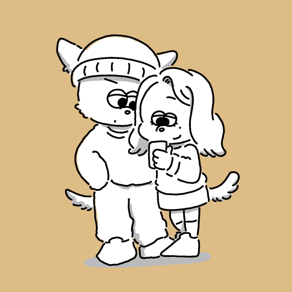 顔出しなくても個性的似顔絵！作成します 顔出ししたくないけど個性を出したアイコンをお探しの方へ！ イメージ7