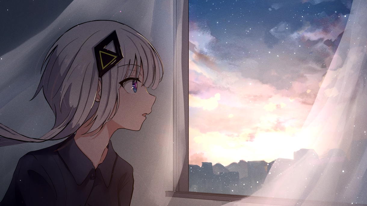ダークで不穏な美しいイラストを制作します 仄暗い雰囲気の歌ってみた・MV・配信・サムネイルなどに イメージ10