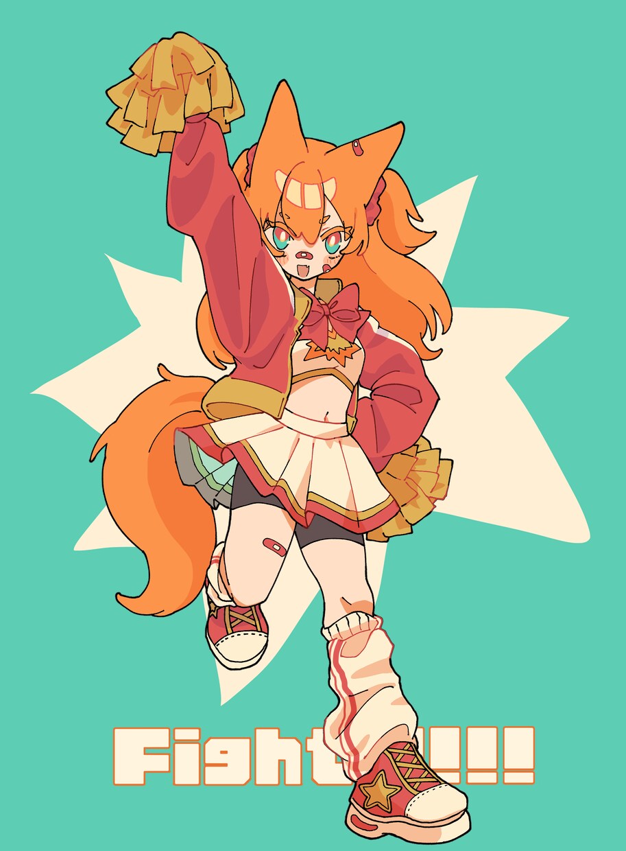 ポップな等身イラスト描きます あなたのキャラクターをポップでおしゃれに仕上げます イメージ1