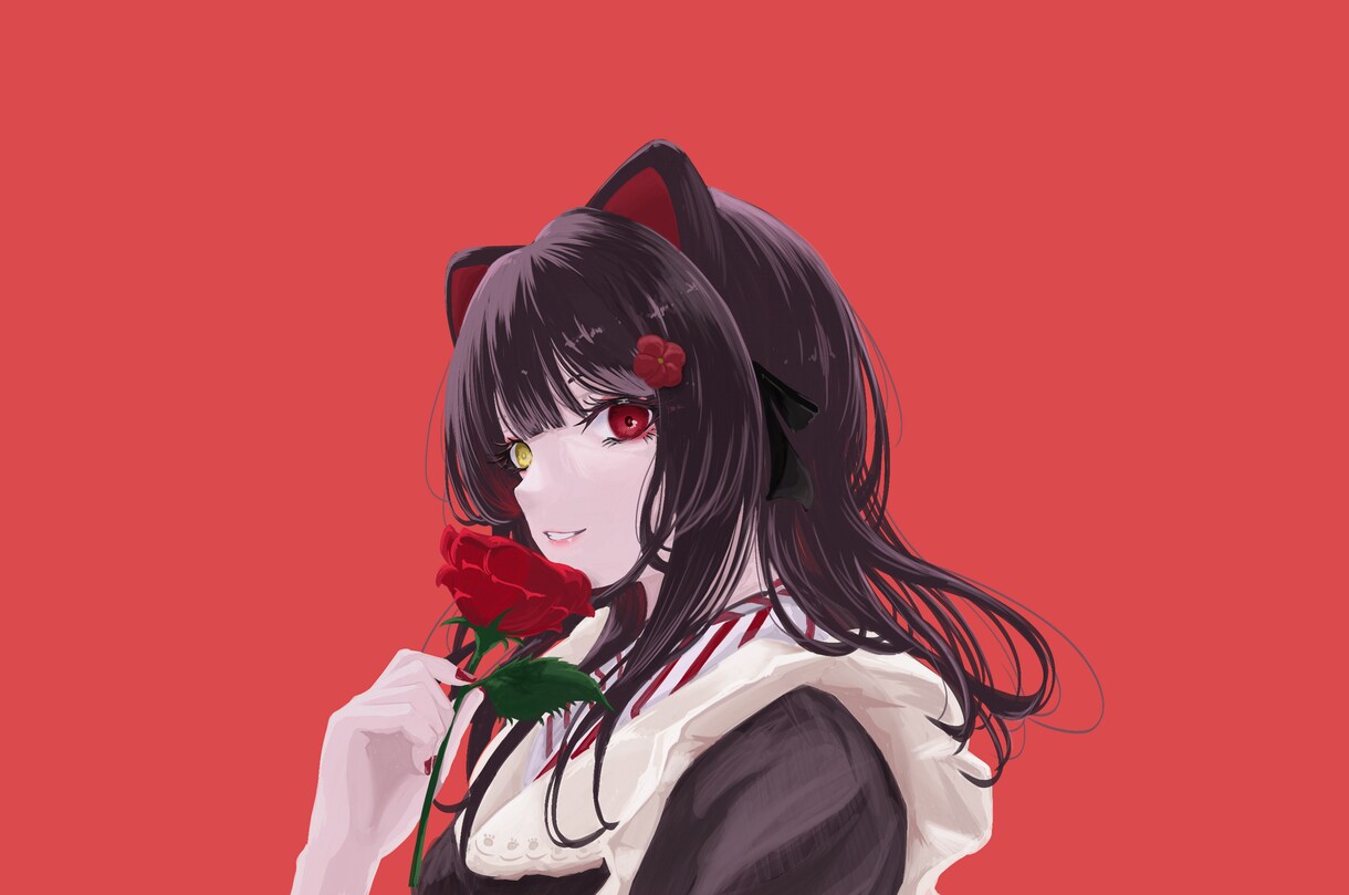 ダークな雰囲気のイラスト描きます 印刷所にそのまま入稿できるデータ形式でのお渡しも可能です。 イメージ5
