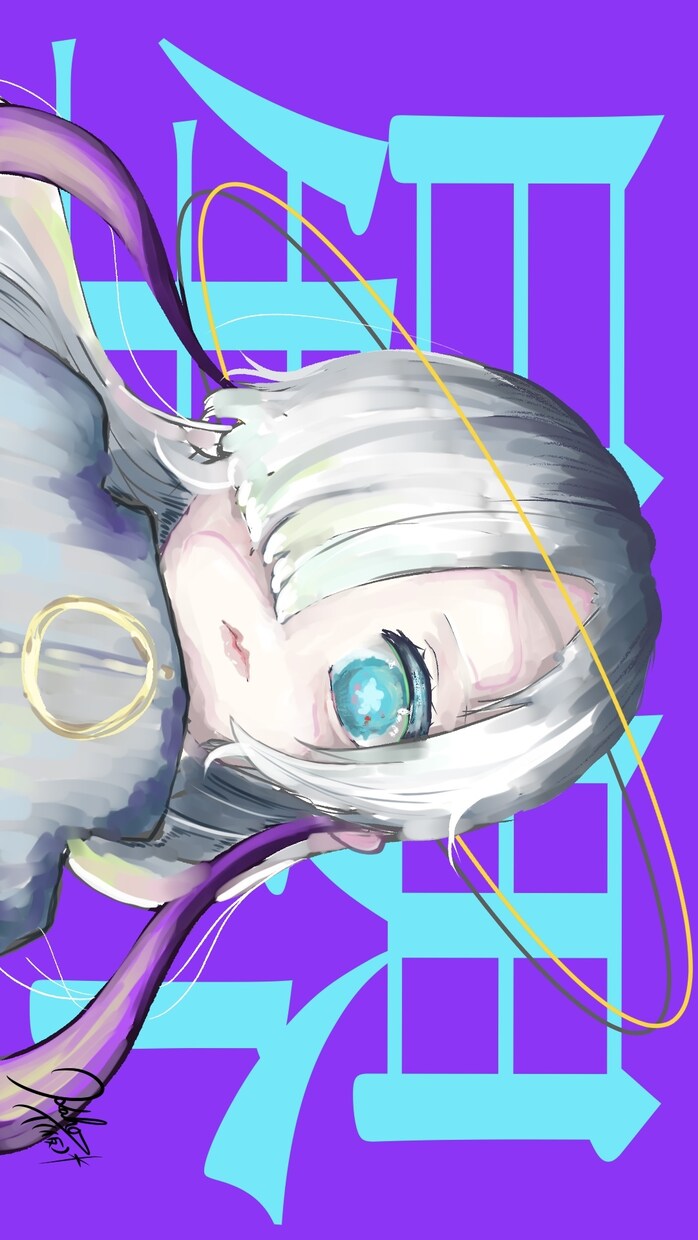 個性的な女の子のイラスト作成します アイコンや、サムネ、MVにご利用いただけます。 イメージ7