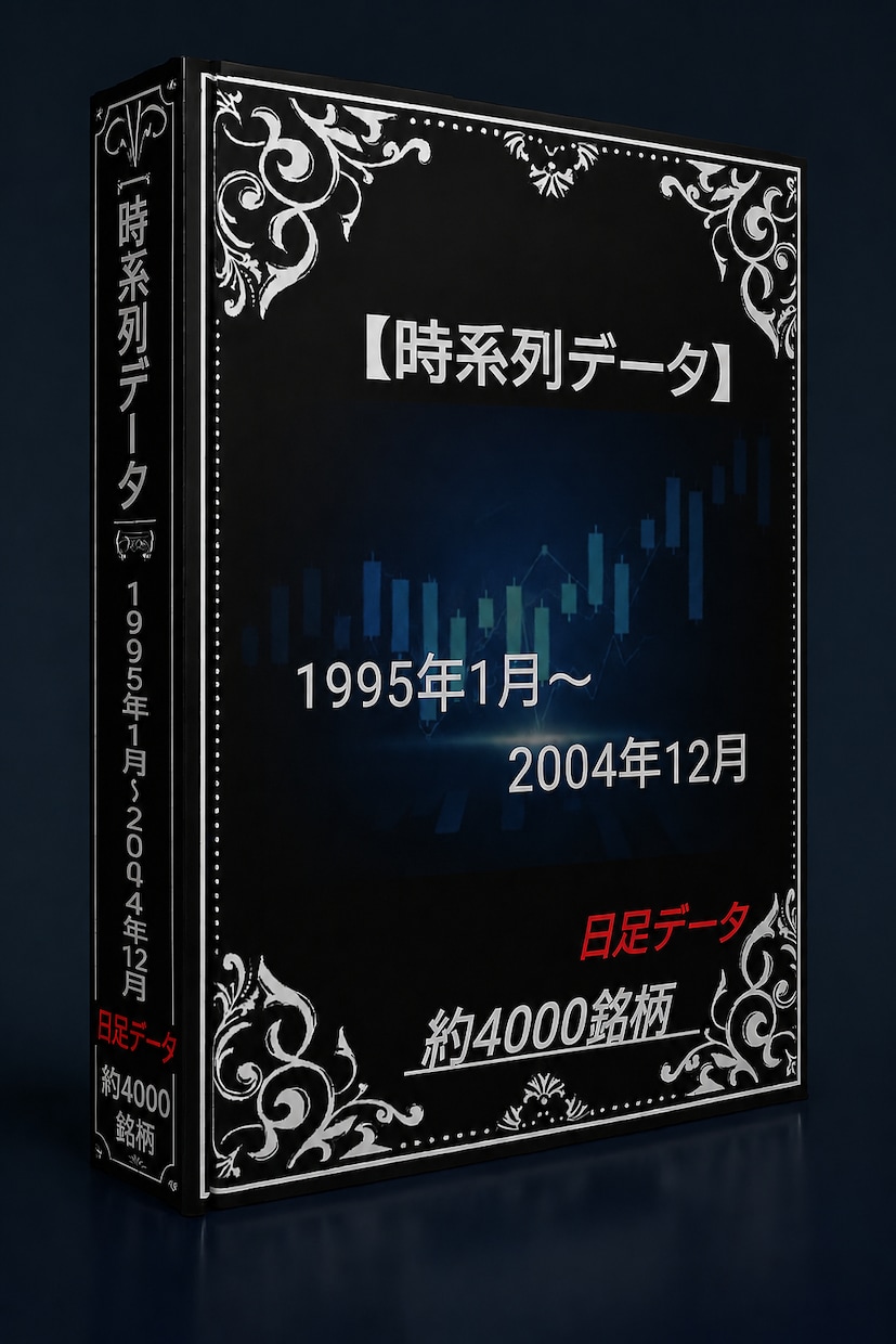 1995年～2004年株価データ５年分販売します 時間短縮！株価分析！バックテストに!! イメージ1