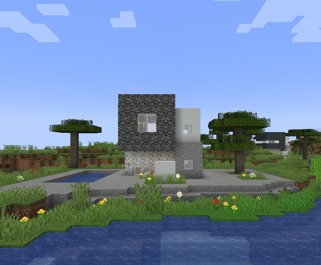 マイクラのモダンハウスを簡単に作れます マイクラワールドに、オシャレなモダンハウスを誕生させよう！ イメージ2