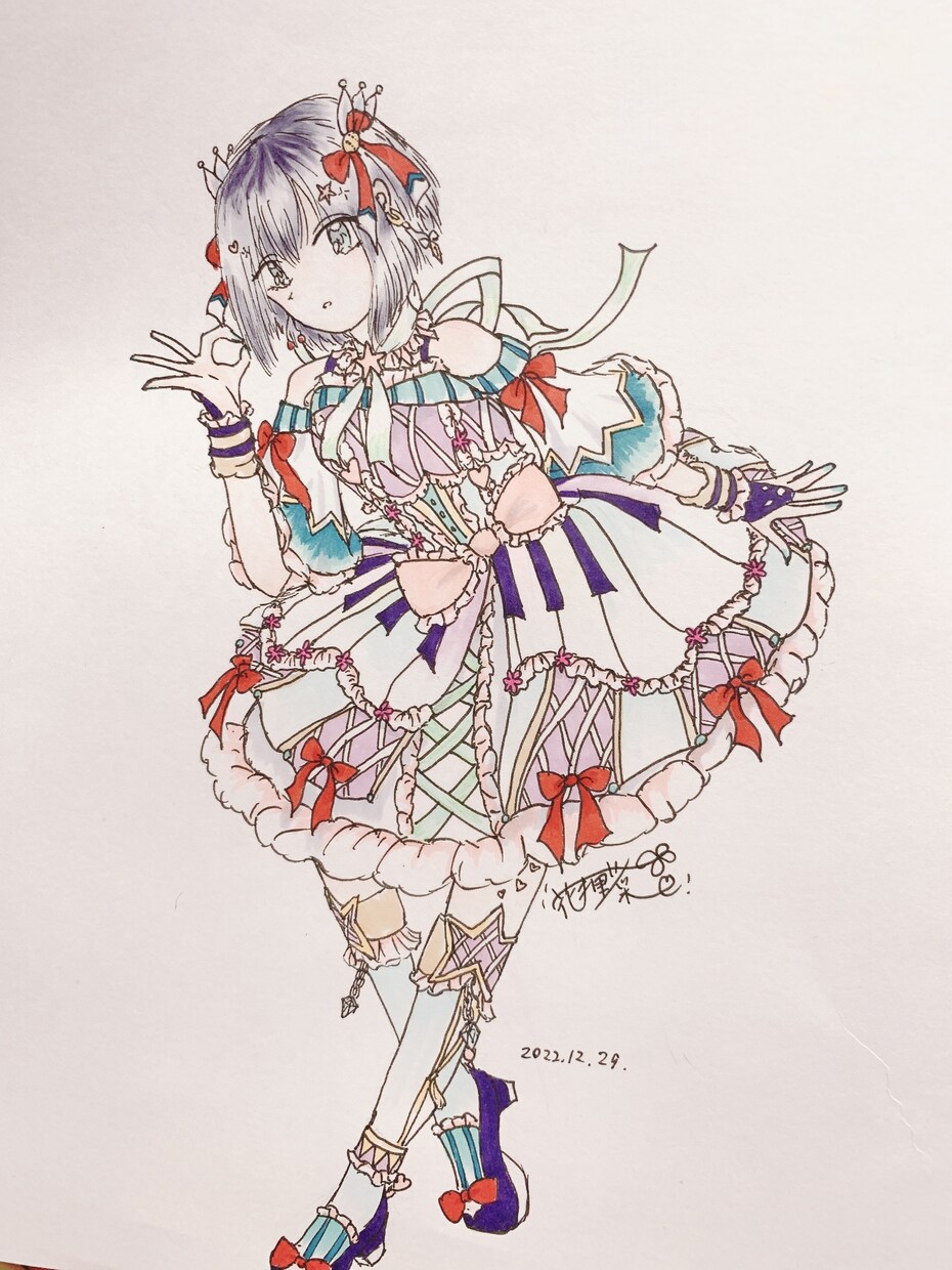 アイドル風の可愛い衣装デザインを作成します Vtuberさんからの受注経験あり！ イメージ1