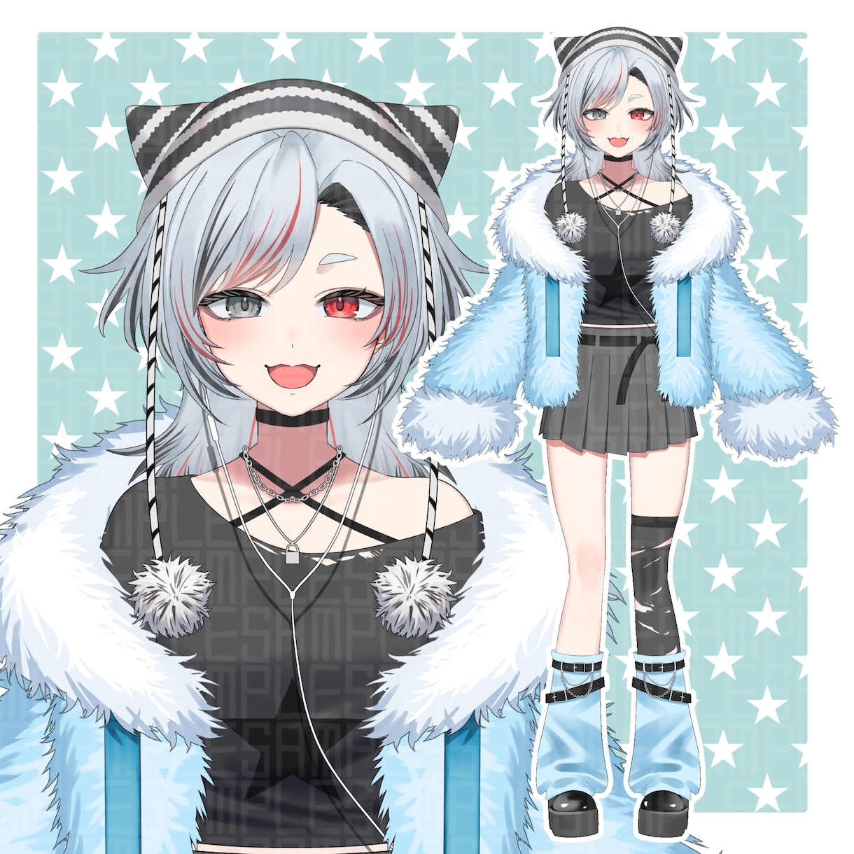 Vtuberキャラデザ～モデリング全て承ります Vtuber制作の全工程承ります！ イメージ4