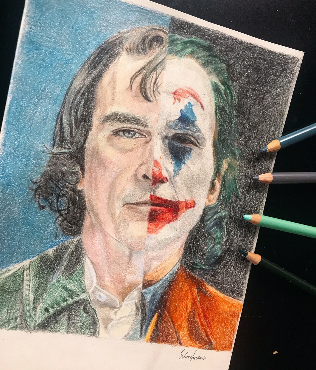 色鉛筆を使って似顔絵をお描きします 色鉛筆、パステルでリアルで鮮やかな似顔絵をお描きします イメージ6