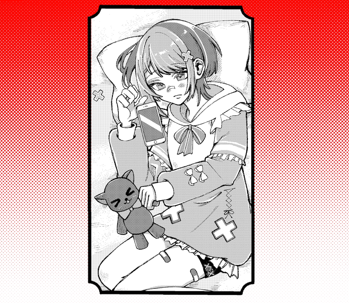 モノクロ×繊細線画 アイコン・立ち絵制作します あなたの理想を一緒に形にします。 イメージ4