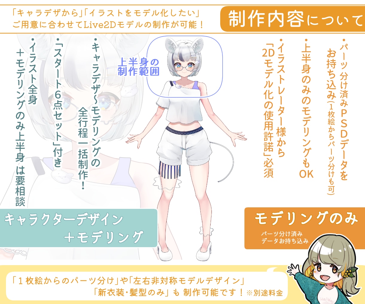 うるうる揺れる瞳、自然な可動域でモデリングします モデリングのみもOK!丁寧なヒアリングでご案内致します◎ イメージ5
