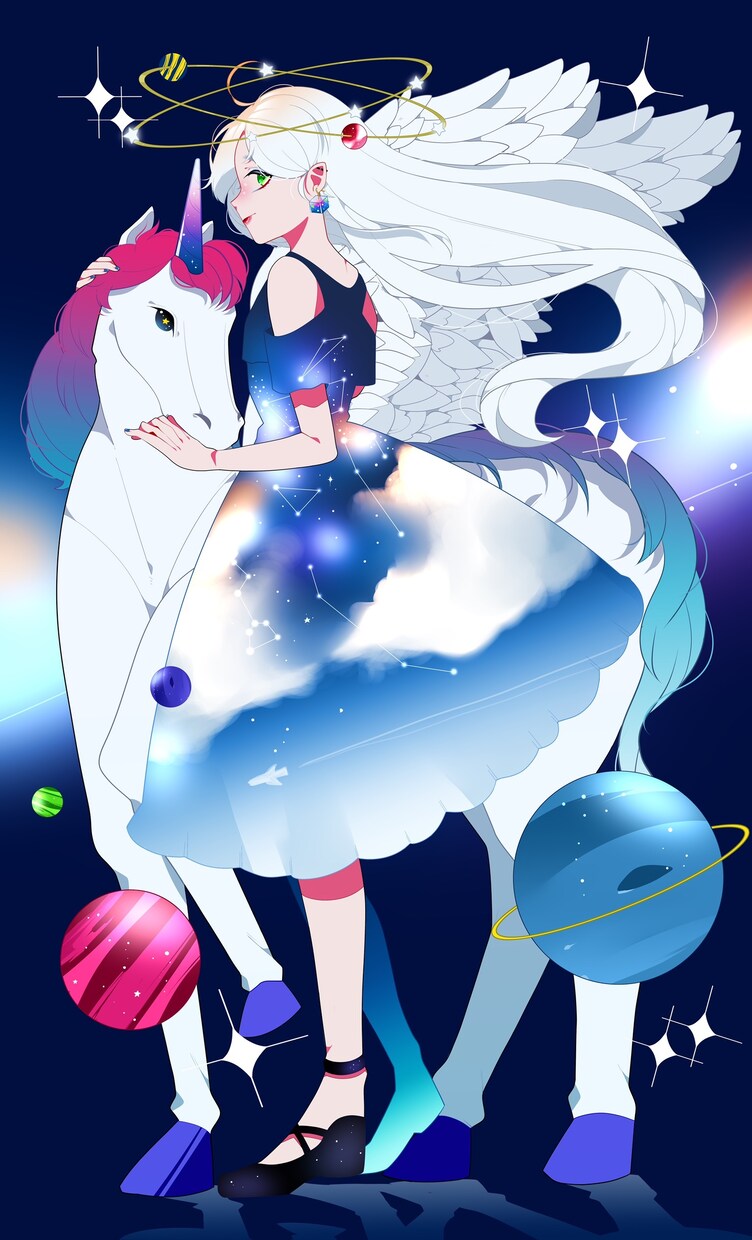イラストオーダー受付けます パキッとした絵柄やポップな絵が好きな人におすすめです。 イメージ5