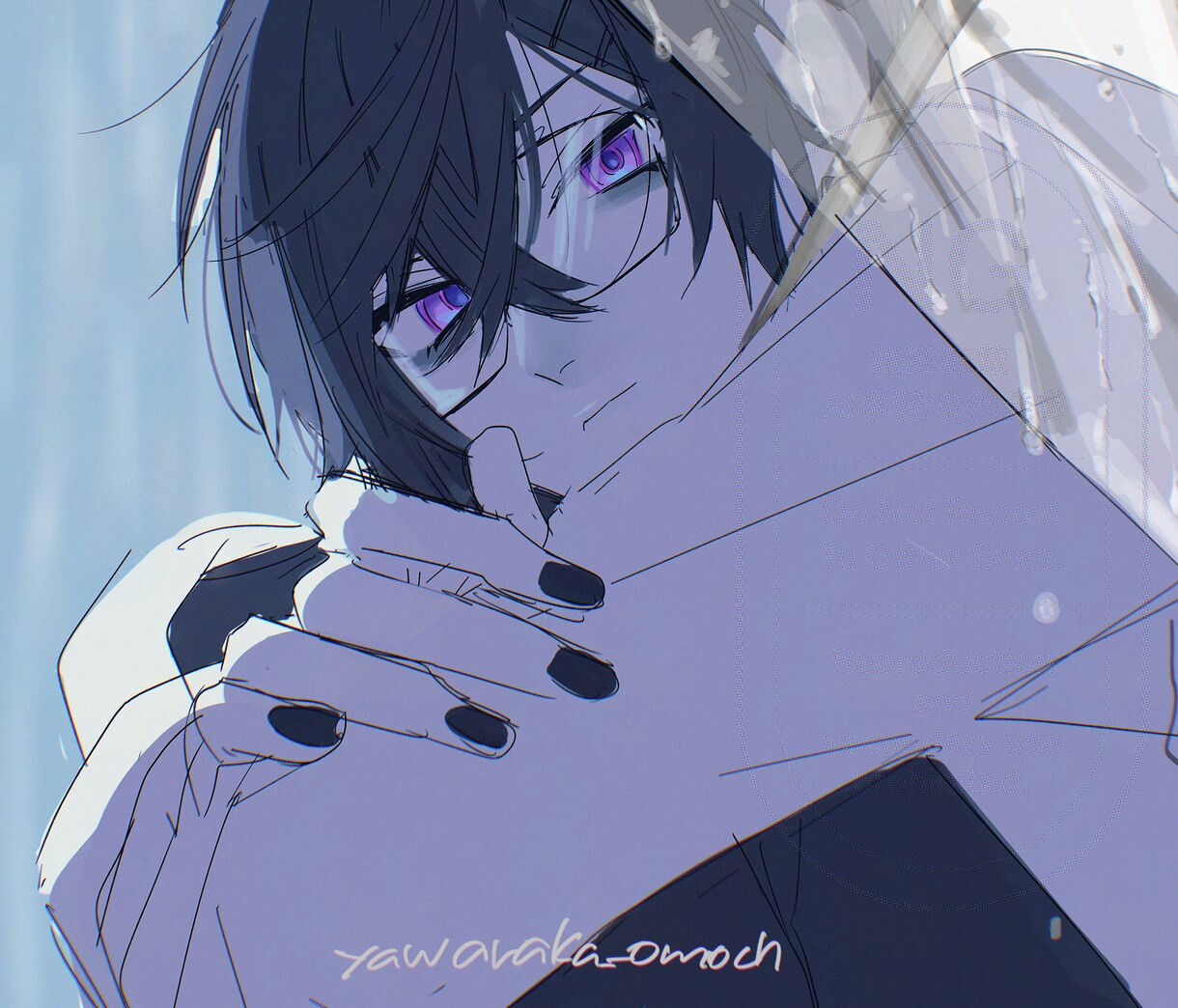 アイコンサムネイルMV誕生日イラスト等描きます ザラザラパキッとした絵柄～ふわふわ可愛い絵柄対応可能 イメージ5