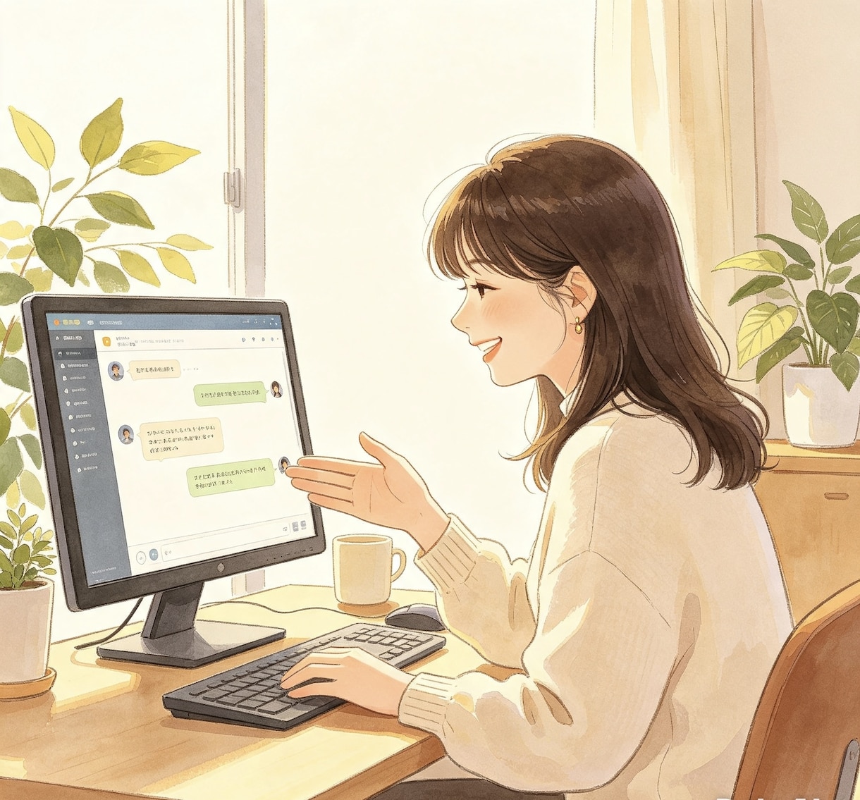 電話なし・文章のみでお話伺います 秘密厳守｜あなたのペースでお話しください イメージ1
