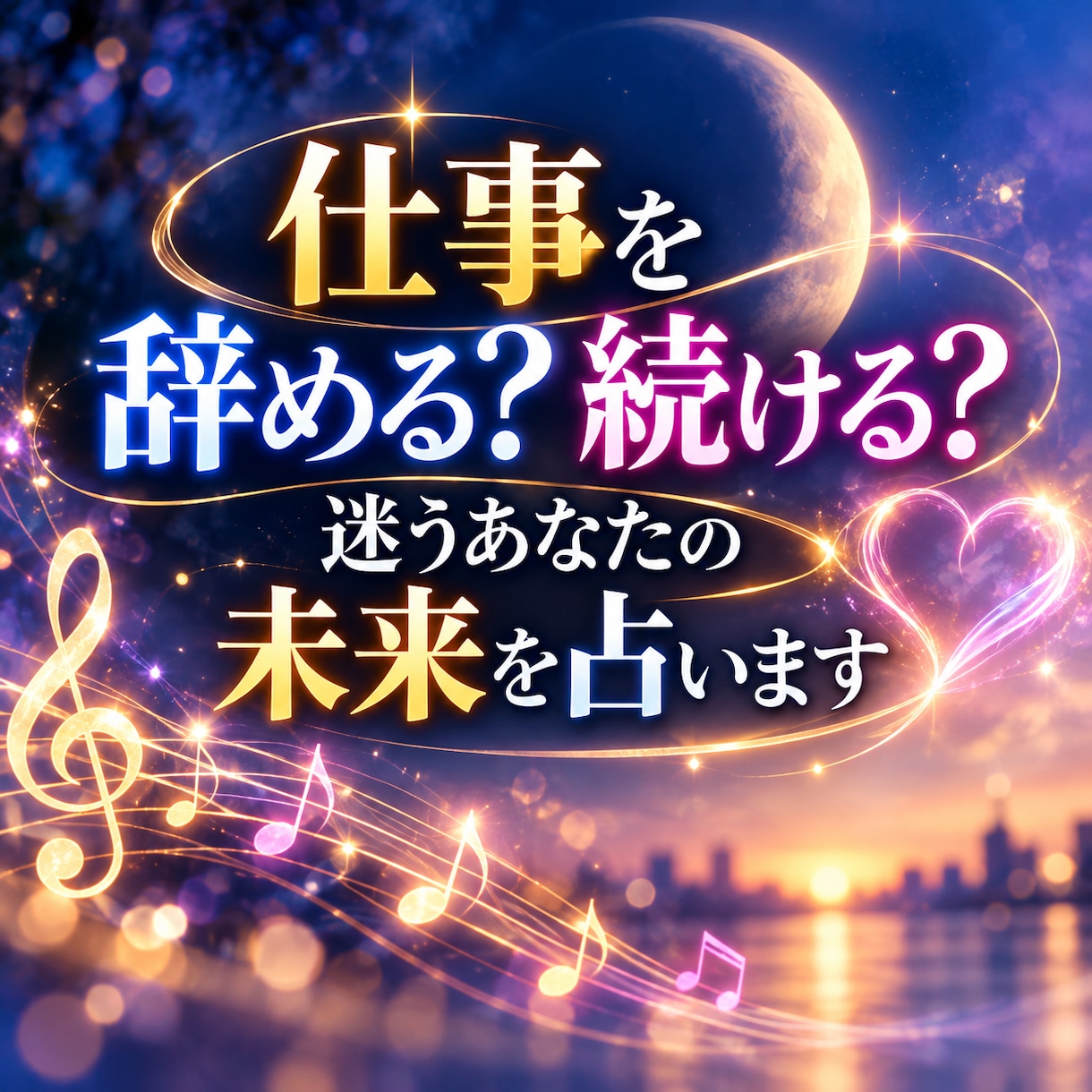 仕事を辞める？続ける？迷うあなたの未来を占います 仕事経験×占いであなたらしい次の一歩を一緒に探します イメージ1
