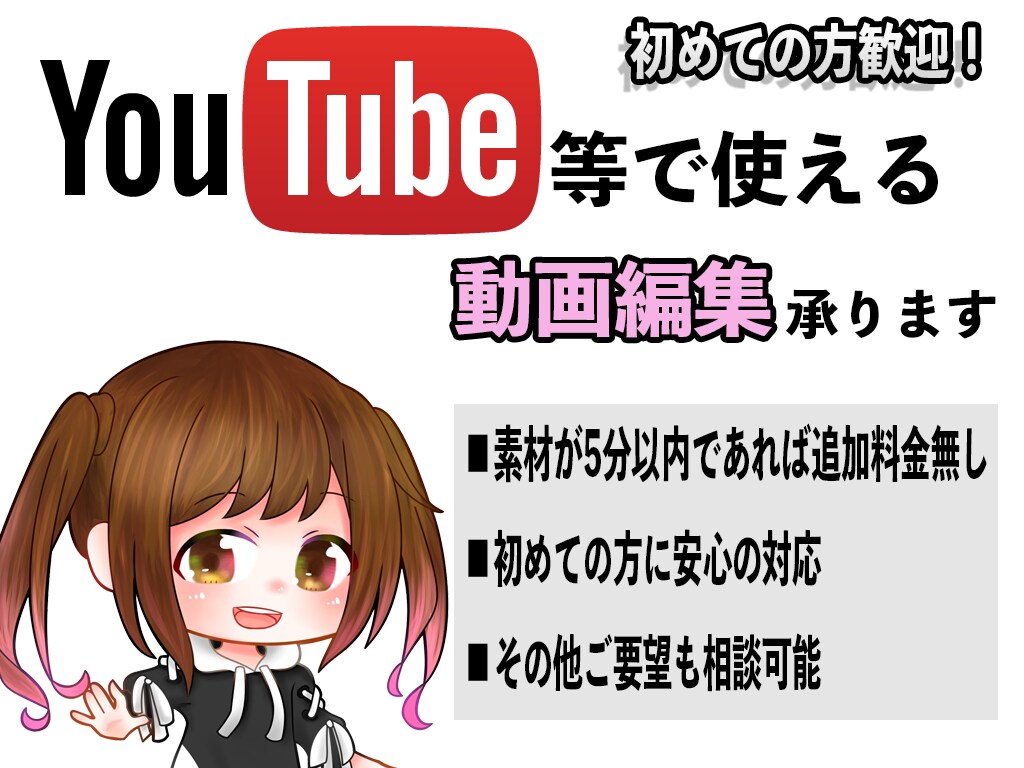 貴方の動画を形にします Youtube,Vlogなどの様々なコンテンツ用に編集します イメージ1