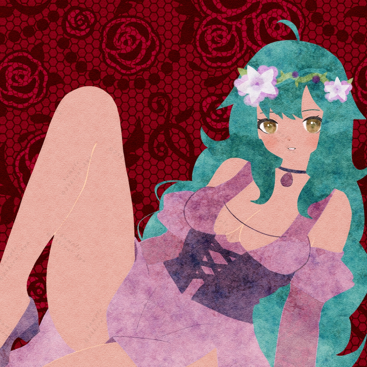 絵本の挿絵のような、人と被らないイラストを描きます ほぼ主線なし×アナログ風の可愛い萌え系イラストを描きます♪ イメージ9