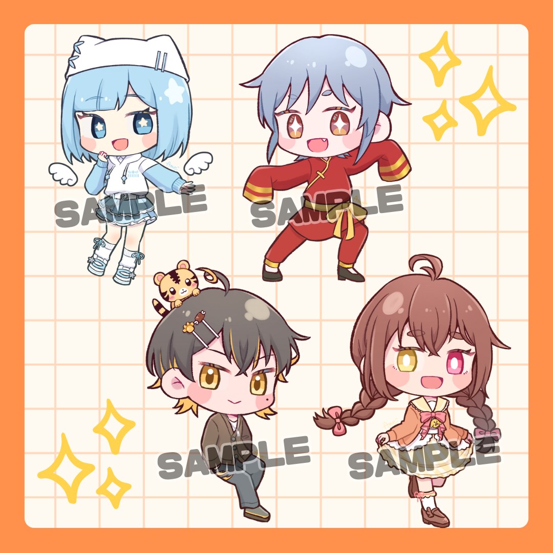 もちもちした可愛いミニキャラお描きします 追加料金なしでお早め納品可能！商用利用OK！◎ イメージ3