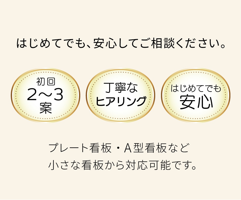 屋外用の看板データを丁寧に制作します 屋外で映えるバランスの良い看板を制作 イメージ4
