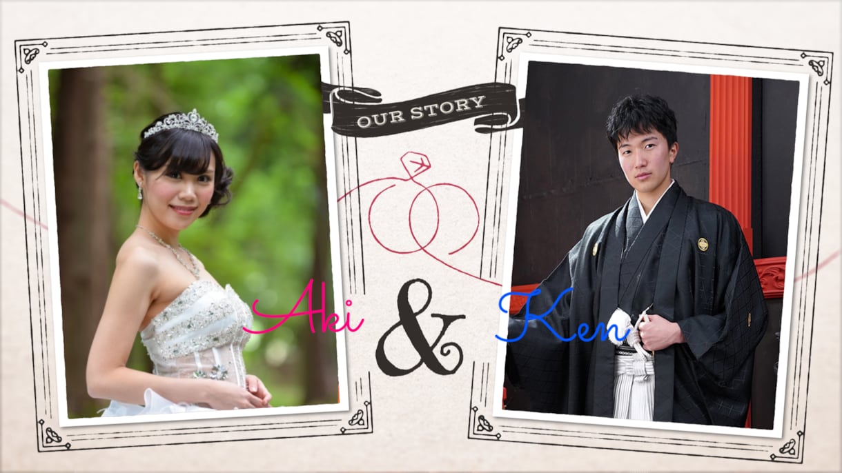 最短2日！可愛くてシンプルなムービーをお作りします ”簡単”格安”写真を送るだけでプロフィール動画が出来ます！ イメージ5