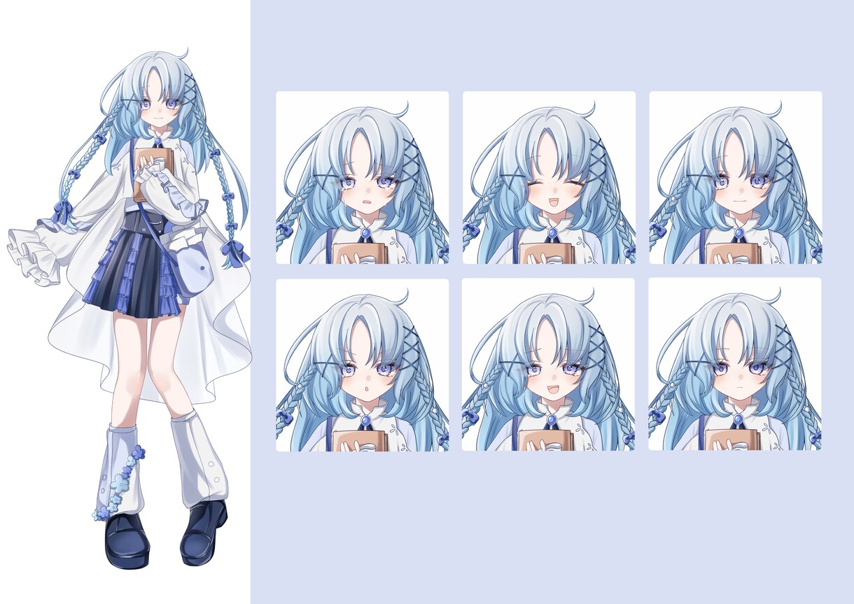 納期1週間！！活動用の立ち絵制作します 納期1週間で可愛い立ち絵もかっこいい立ち絵も制作します！ イメージ3