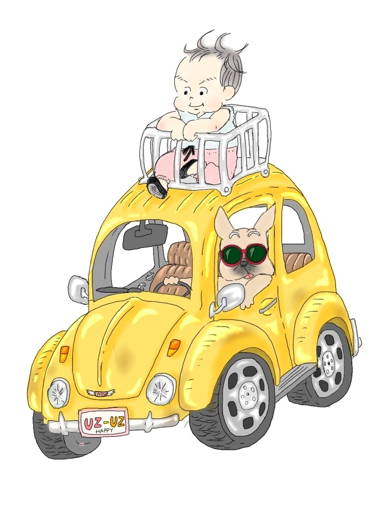 お子様のデザイン画承ります お子様のデザイン画、かわいいデザイン背景、似顔絵など イメージ1