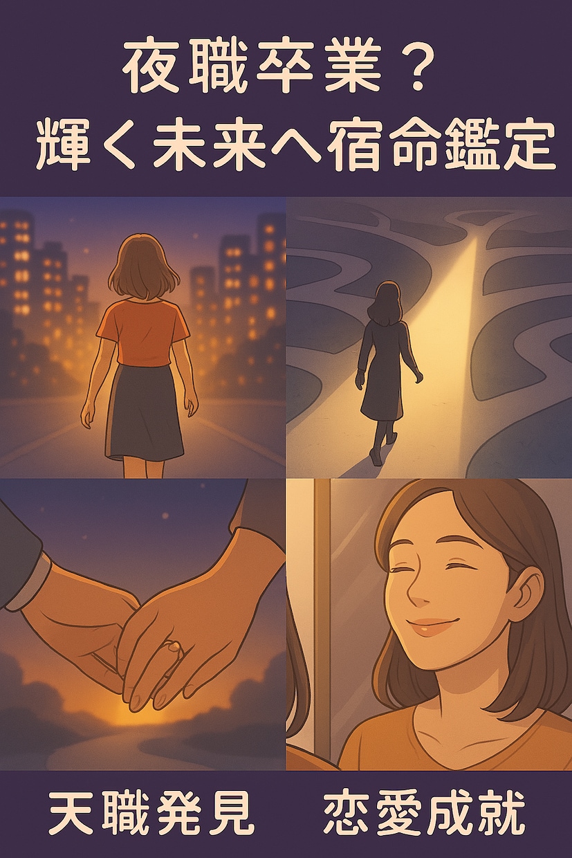 夜職卒業？！　貴女の宿命と次の道を鑑定します このままでいい？その答えを宿命が教えます、貴方の本当の才能。 イメージ5