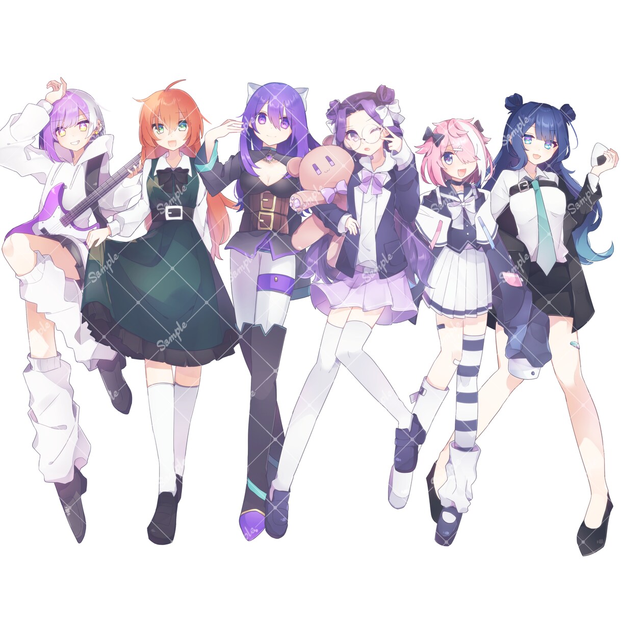 かわいいイラスト描きます アイコン、配信やTRPG用立ち絵、動画用イラスト等なんでも◎ イメージ2