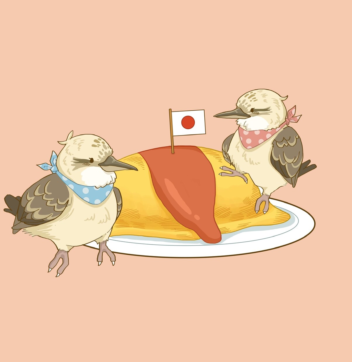 緩くて可愛い鳥さんのイラストを作成します 基本鳥さんメインで描きます！ほかの動物でも大丈夫です！ イメージ6