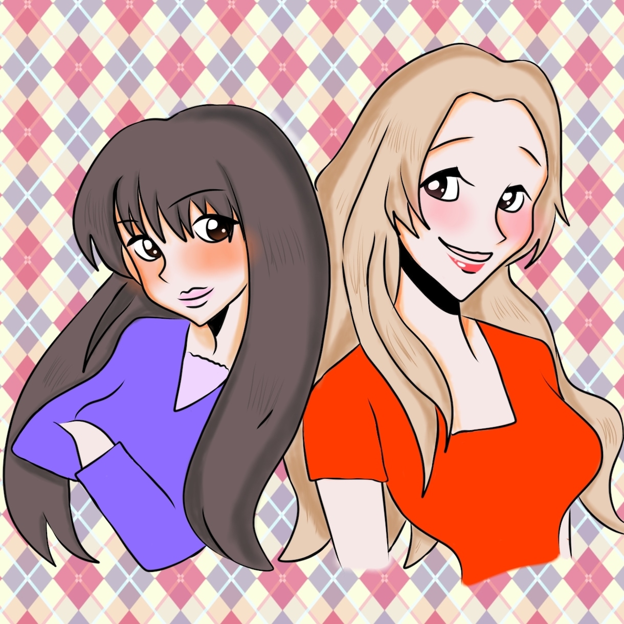 ディズニープリンセス風の似顔絵お描きします 可愛いプリンセス似顔絵を描かせて頂きます♪ イメージ1