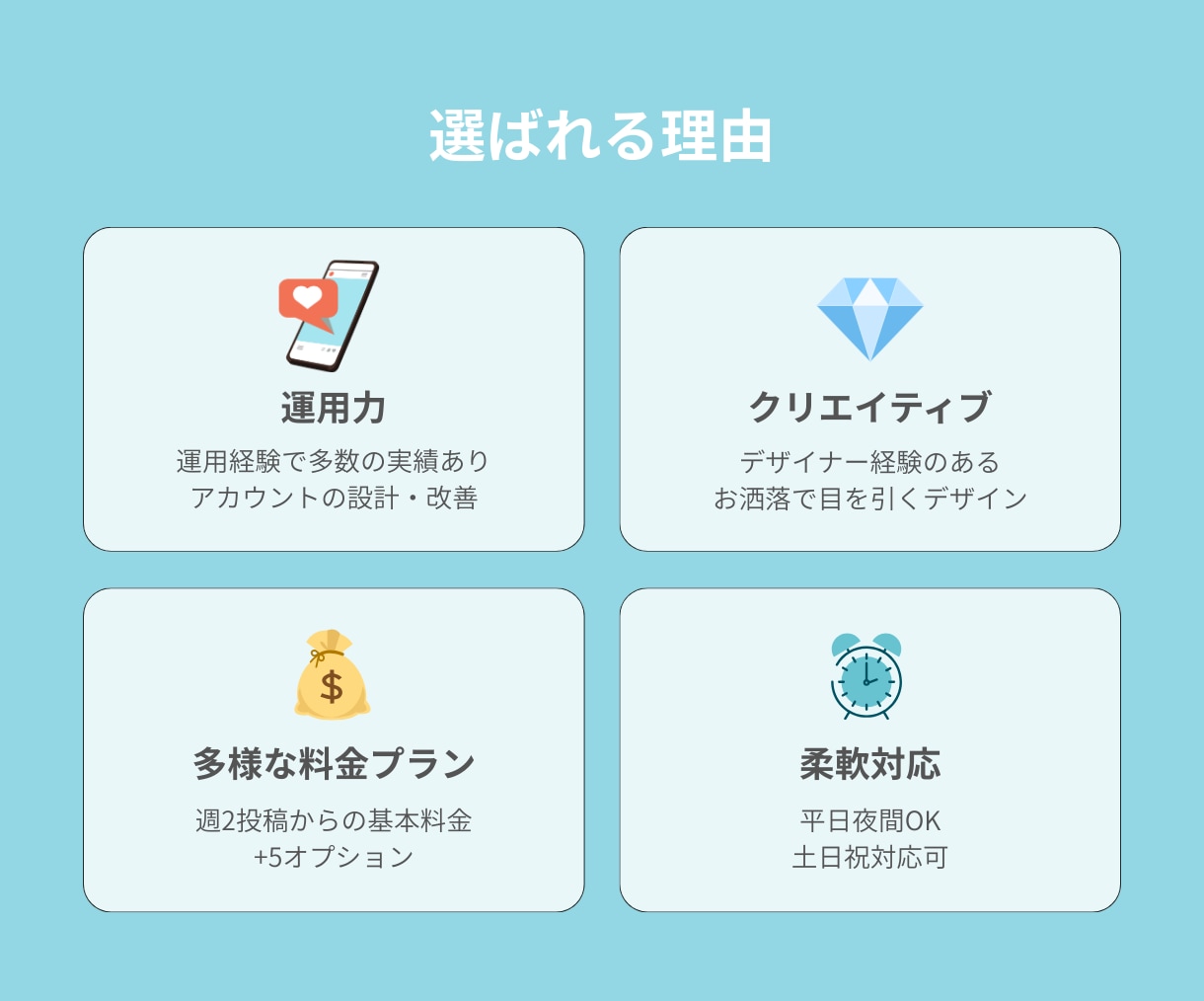 プロがInstagramの運用代行します SNS運用｜インスタ｜運用代行｜集客｜Instagram イメージ3