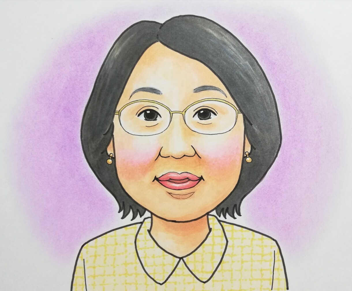 似顔絵を描かせていただきます お写真から愛嬌のある似顔絵に♪ イメージ4