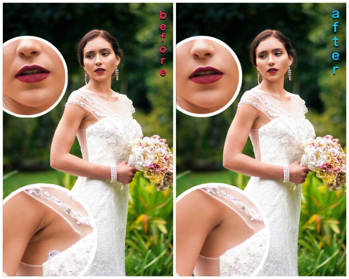 プロが写真加工・写真修正いたします プロだからできる！綺麗で自然な仕上がりです イメージ5