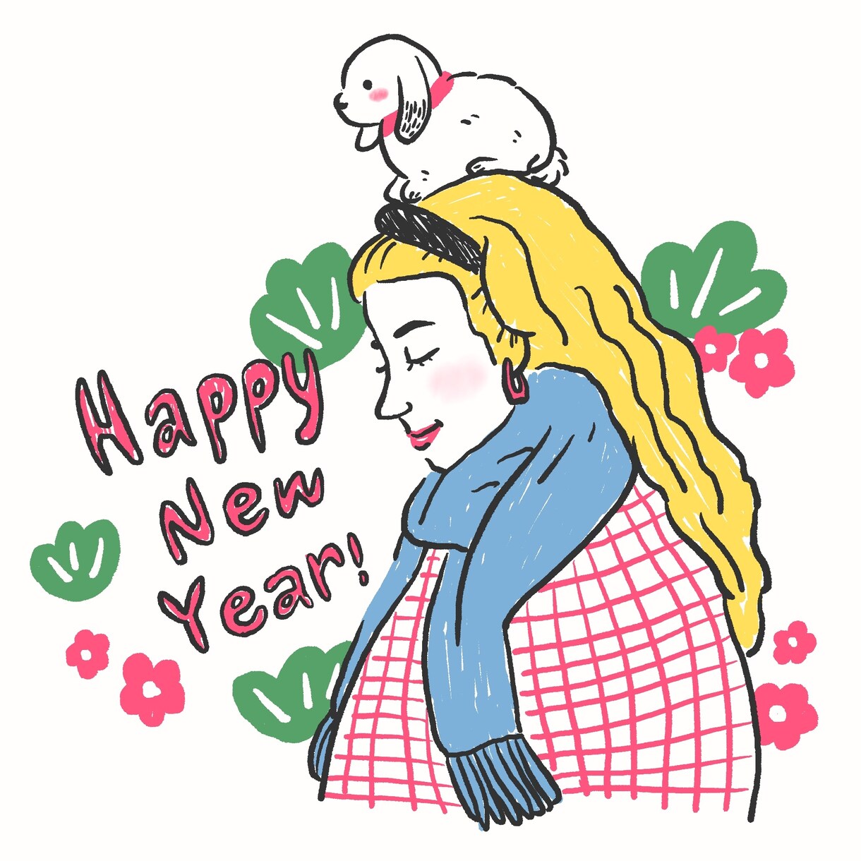 女性に人気◎カラフルな手書き風イラストお描きします アイコン、ウェルカムボード、記念日のプレゼントに イメージ8