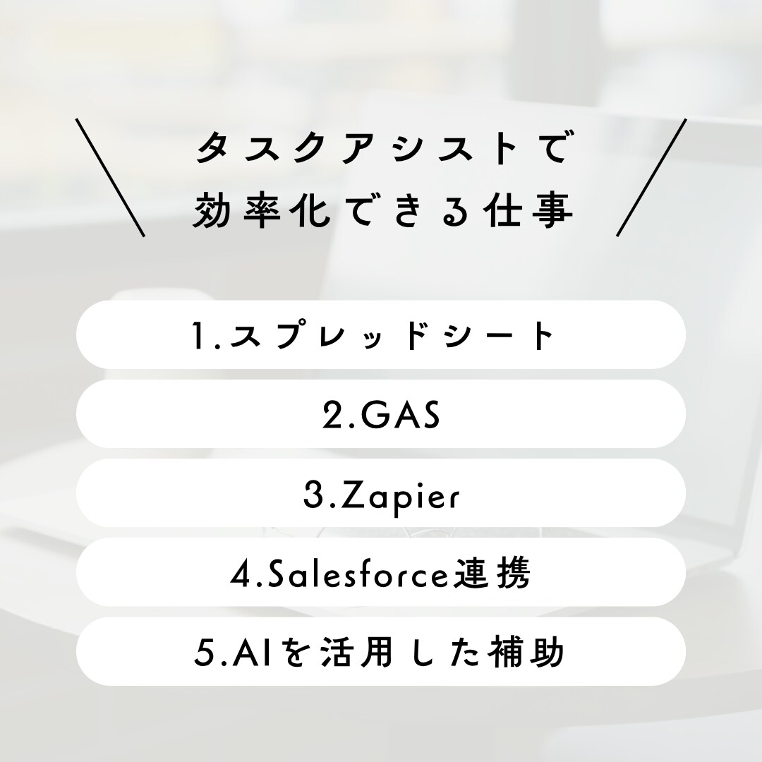 日々のタスク、業務効率いたします 自動化を行い、あなたのタスクを減らします！ イメージ2