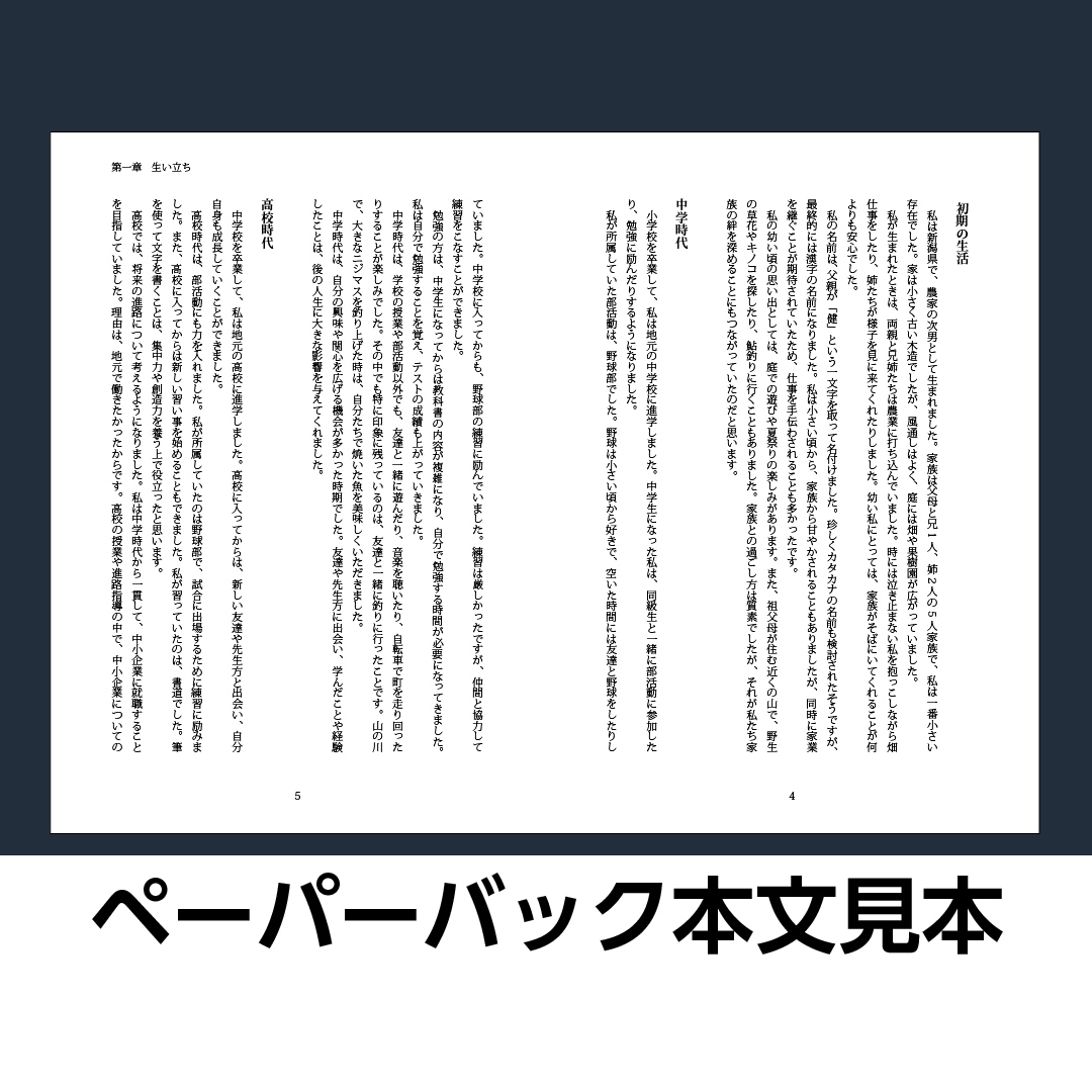 アマゾンキンドル電子版・ペーパーバック版作成します 「原稿は出来たけど、どうしていいかわからない」そんな方へ イメージ3