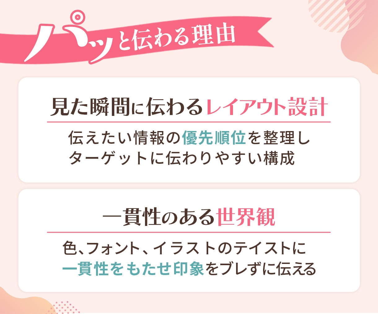 パッと伝わるweb画像を制作します 【初めてでも安心】イメージが固まってなくてもOK！ イメージ2