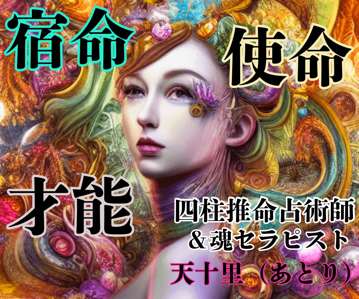 宇宙が描いた魂の設計図❇️四柱推命で精密鑑定します 超・四柱推命＆霊性チャネリングで進むべき道と魂の使命を綴る イメージ2
