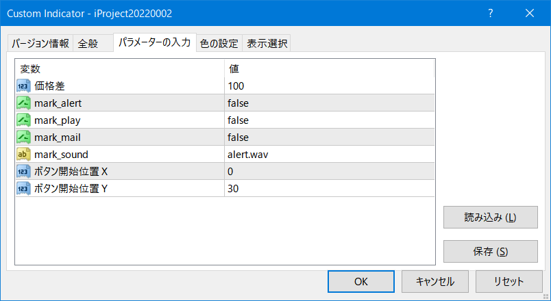 自分の為に作ったインジケーターを売ります MT4のインジケータ（ラインオーバーお知らせ機能） イメージ2