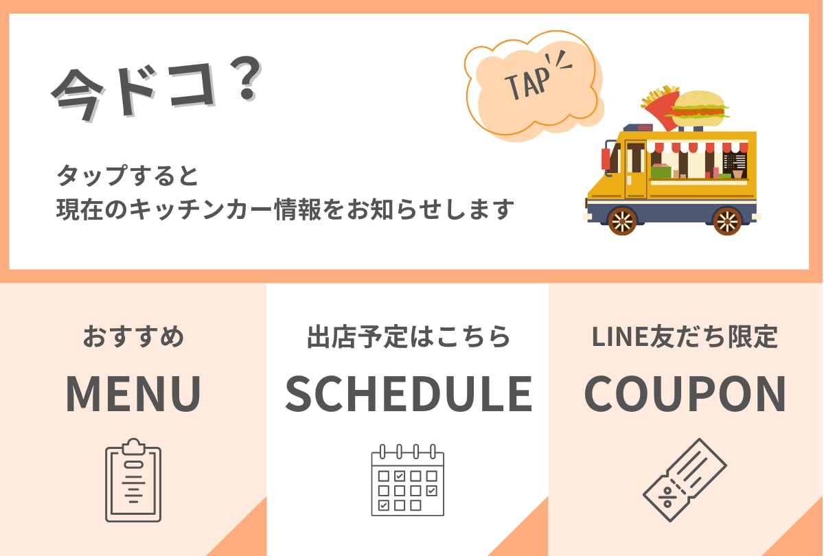 集客力UP！LINEリッチメニューを作成します 思わずタップしたくなるオリジナルのリッチメニューを作成します イメージ4