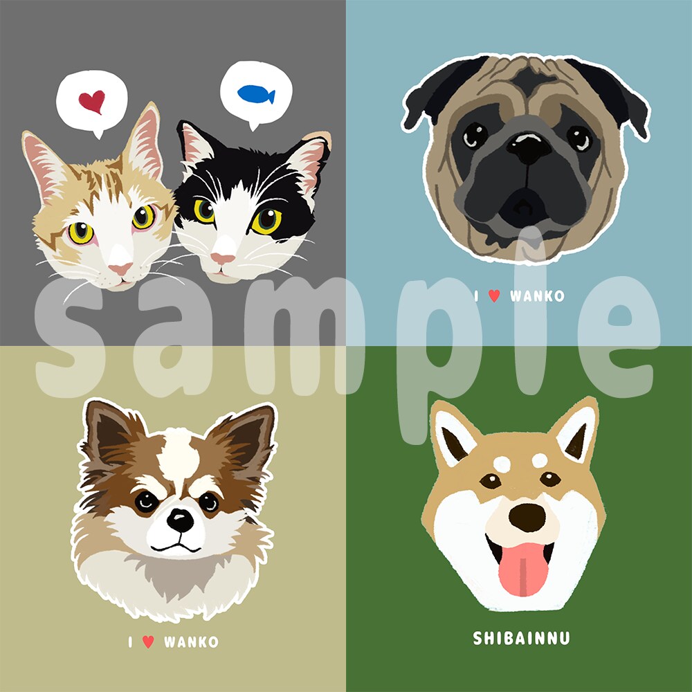即日対応可❣️アイコン/名刺などの似顔絵描きます 可愛い＆癒し！一目で愛される似顔絵をデータで作成致します♪ イメージ3
