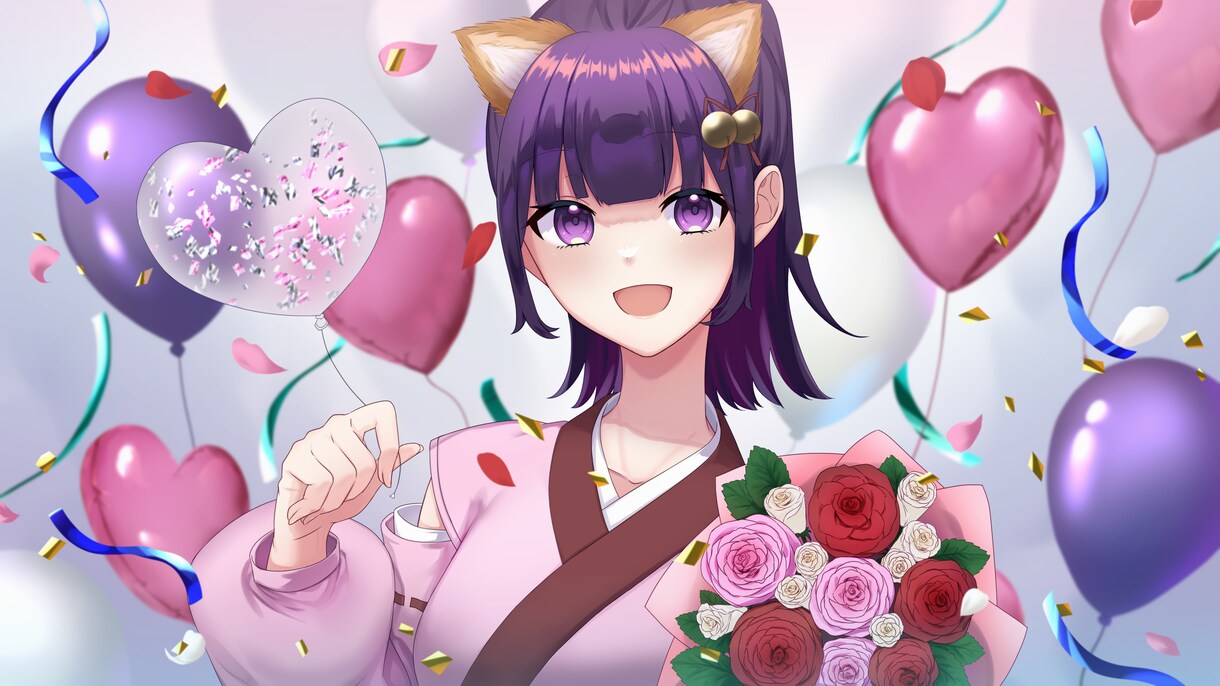商用利用可！可愛い一枚絵/人物イラスト制作します Vtuberさん配信者さんに！あなただけのオリジナルイラスト イメージ4