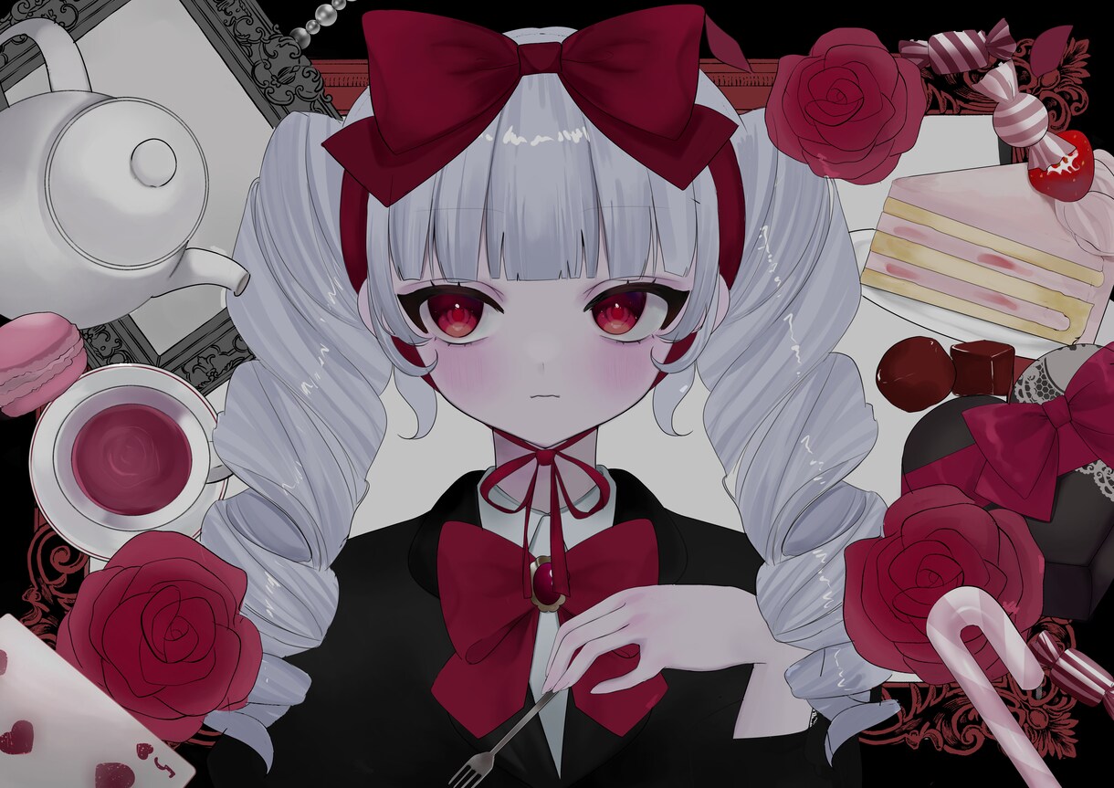 ロリィタ・地雷量産系の可愛いアイコン描きます SNSで映える可愛いアイコンを制作します！！ イメージ4