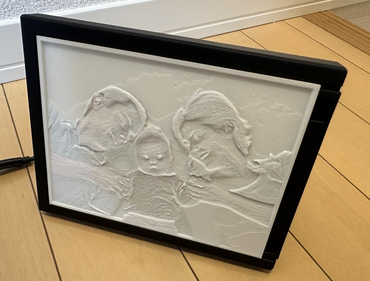 思い出の写真を光に！3Dリトファン制作します 光で浮かび上がる感動！世界に一つだけの写真ギフト イメージ2