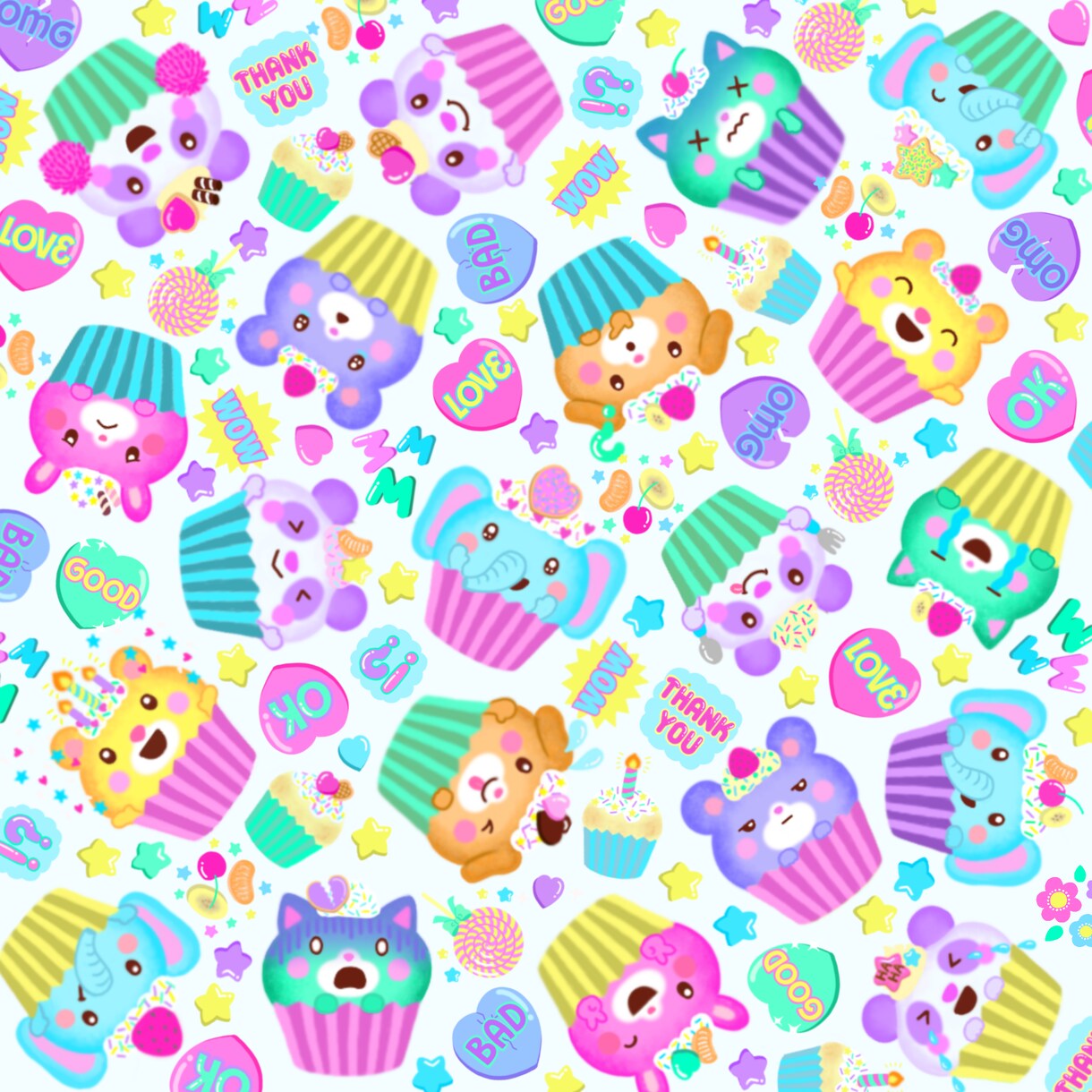 あなただけのおしゃれでかわいい絵文字を作成します ハイクオリティでおしゃれでかわいい絵文字を作成します♪ イメージ5