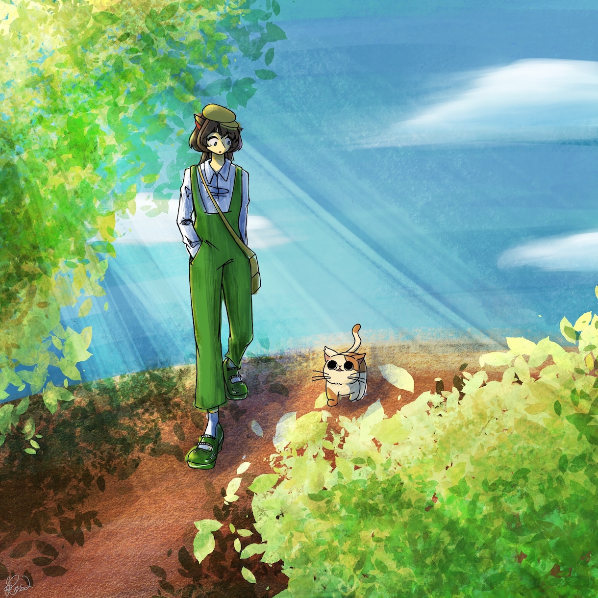 楽曲配信用のジャケットイラストを作成します 筆タッチの珍しいイラストをお求めならば是非こちらへ！ イメージ6